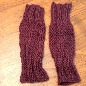 Alpaca leg warmers